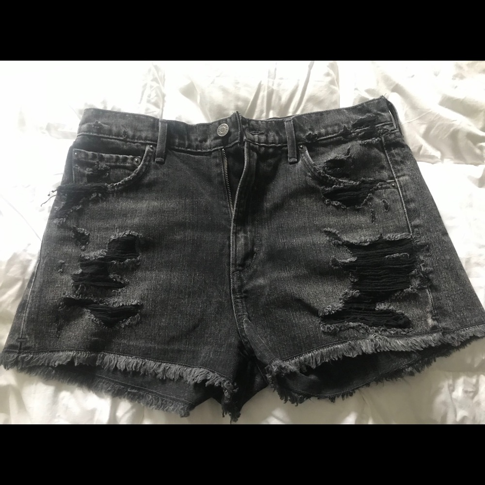 Agolde denim shorts 30 jaden high rise